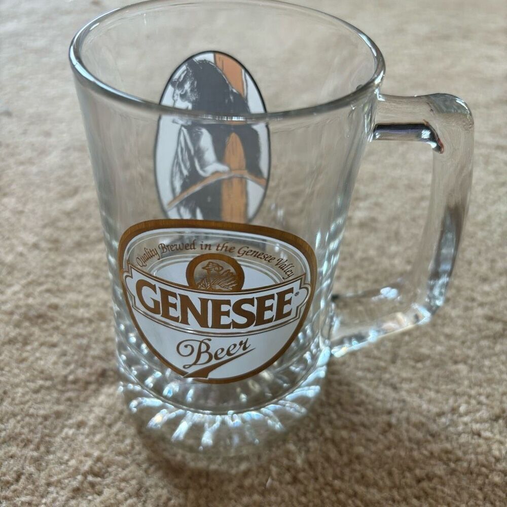 Genesee Beer Pennsylvania Black Bear Heavy Glass Mug